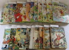 Quantity of Rupert annuals (23) - 1952-56, 1969-70, 1972-74, 1989-2001