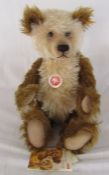 Steiff classic mohair cappuccino colour teddy bear H 33 cm