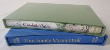 Folio Society - E B White 'Charlotte's Webb' (sealed) and Tore Jansson 'Finn Family Moomintroll'