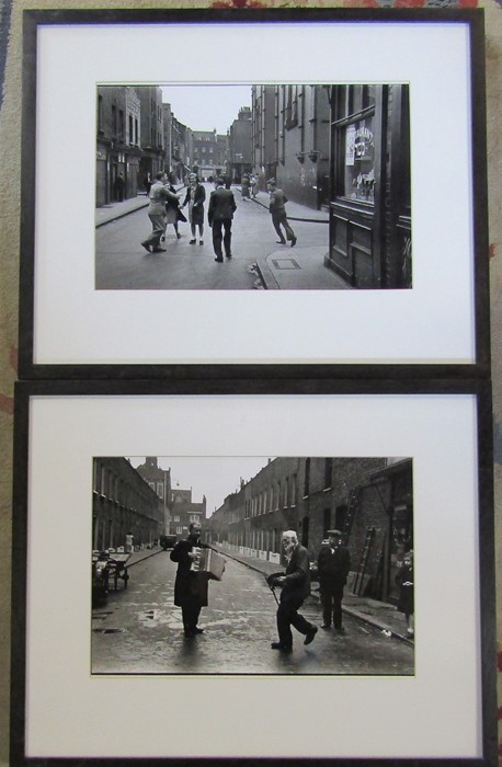 2 framed Humphrey Spender (1910-2005) photographs -  Lambeth Walk 1938 and Lambeth Walk 1940 (both