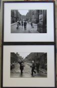 2 framed Humphrey Spender (1910-2005) photographs -  Lambeth Walk 1938 and Lambeth Walk 1940 (both