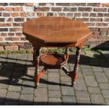 Victorian octagonal occasional table