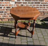 Victorian octagonal occasional table