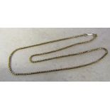 9ct gold necklace weight 9.2 g L 50 cm