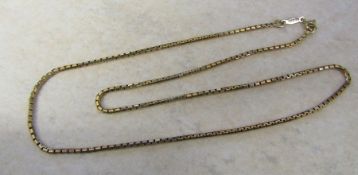 9ct gold necklace weight 9.2 g L 50 cm