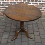 Reproduction Georgian tripod table D 76 cm