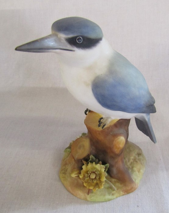 2 boxed Royal Crown Derby kingfisher birds - Australian kingfisher signed J Griffiths H 13.5 cm & - Image 2 of 9