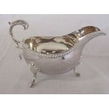 Silver cream jug Sheffield 1970 weight 6.62 ozt