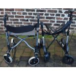 2 folding disability walkers