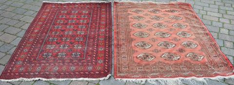 2 Persian rugs largest 178cm by 125cm