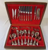 Cased canteen of cutlery by Osborne of Sheffield