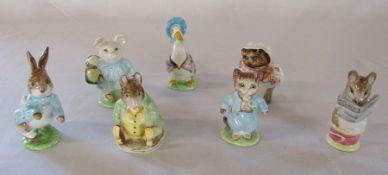 Beswick Beatrix Potter 1940s figurines - Peter Rabbit 1948, Samuel Whiskers 1948, Little Pig