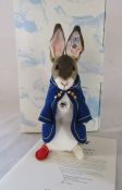 Steiff Peter Rabbit 1904 replica limited edition 766/1500 22 cm 2010 complete with box and