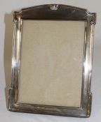 Large rectangular silver photo frame with easel back, Birmingham 1921 William Neale & Sons Ltd, 20cm