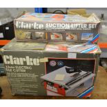 Clarke 33 mm tile cutter & suction lifter set