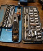 2 socket sets & 2 Stanley planes