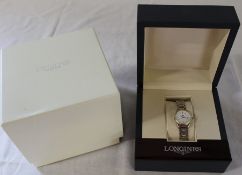 Ladies Longines automatic wristwatch with date aperture no 38210888 (face 2.5 cm or 3 cm inc