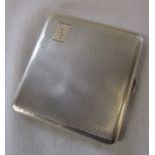 Silver cigarette case Birmingham 1940 weight 2.79 ozt