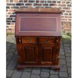 Modern mahogany bureau