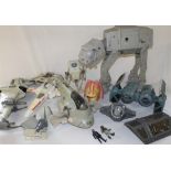 Selection of Star Wars vehicles / accessories (some Kenner) including At-At walker