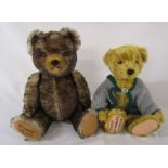 2 limited edition Hermann teddy bears - Old German bear replica 1929  2923/3000 H 40 cm with growler