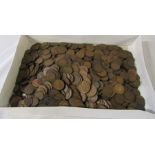 Quantity of pre decimal copper coins