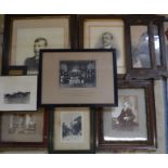 Collection of early 20th century framed photographs, mainly local, including Louth String
