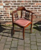 Edwardian corner chair