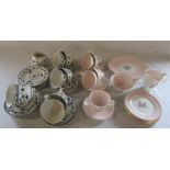 Royal Doulton 'Yorktown'  and Royal Albert 'Sugar Candy' part tea services