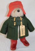 Gabrielle Paddington bear with green coat & red hat