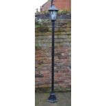 Garden lamp post approximate ht 203cm