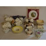 Various ceramics including part tea services etc