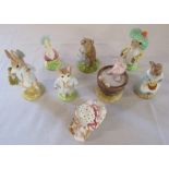 Beswick Beatrix Potter figurines from 1990s - Timmy Willie fetching milk 1999, Jemima Puddleduck