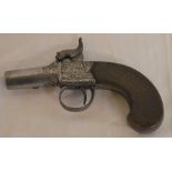 19th century percussion cap pocket pistol