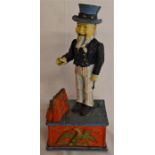 Cast iron Uncle Sam money box Ht 28cm