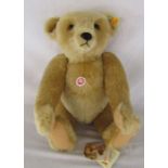 Large Steiff 1906 classic replica teddy bear with growler H 51 cm