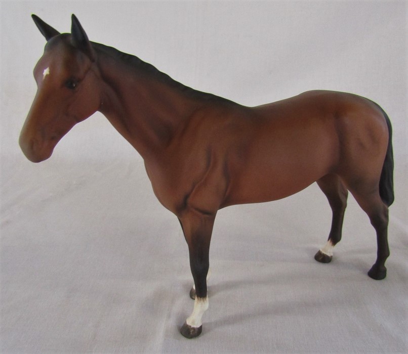 Beswick horse matt finish L 26 cm H 20 cm