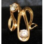 14k contemporary dress ring weight approximately 6.1g
