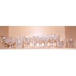 An assortment of drinking glasses