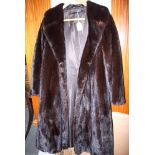 A full length mink coat