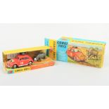 A Corgi die-cast model Volkswagen 1200 in East African Safari trim 256, in original box