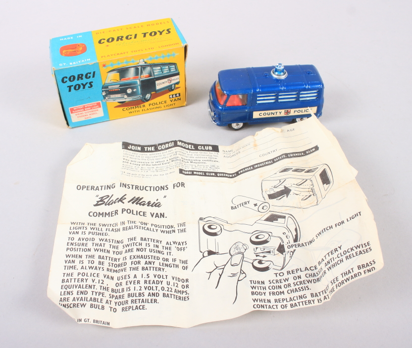 A Corgi Toys die-cast model "Superior Ambulance", No 437, a Chevrolet "State Patrol", No 222, a - Image 4 of 4