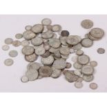 A selection of British pre-1947 silver coinage, 13.9oz troy approx