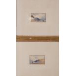 English early 19th century School: two miniature watercolours, "Cromer Church, North Norfolk" and