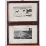 After Thorburn: a set of five black and white prints, game birds, and four other colour prints