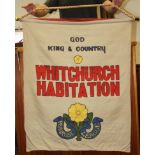 A Primrose League fabric wall hanging for the Whitchurch Habitation, 40" x 33"