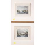 Three Tombleson prints of local scenes, including Henley, Lady Place and Fawley Court, and one other