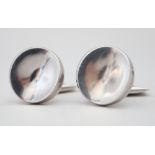 A pair of Georg Jensen 148 pattern silver cufflinks