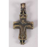 A circa 11th century AD Byzantine reliquary cross