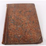 Robert Bowyer: "Illustrations of the History of England", one vol, quarter bound marble boards,